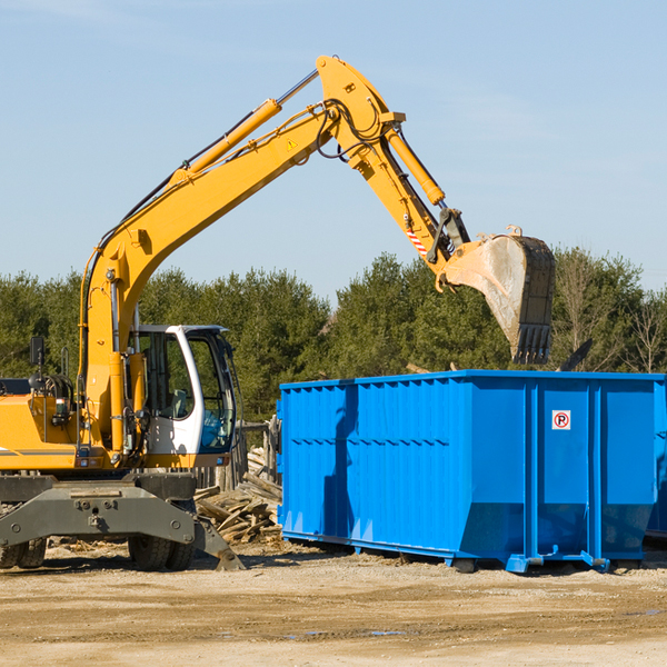 how does a residential dumpster rental service work in Blodgett